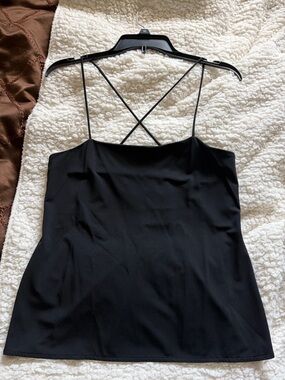 Banana Republic Black Sleeveless Shell Top
